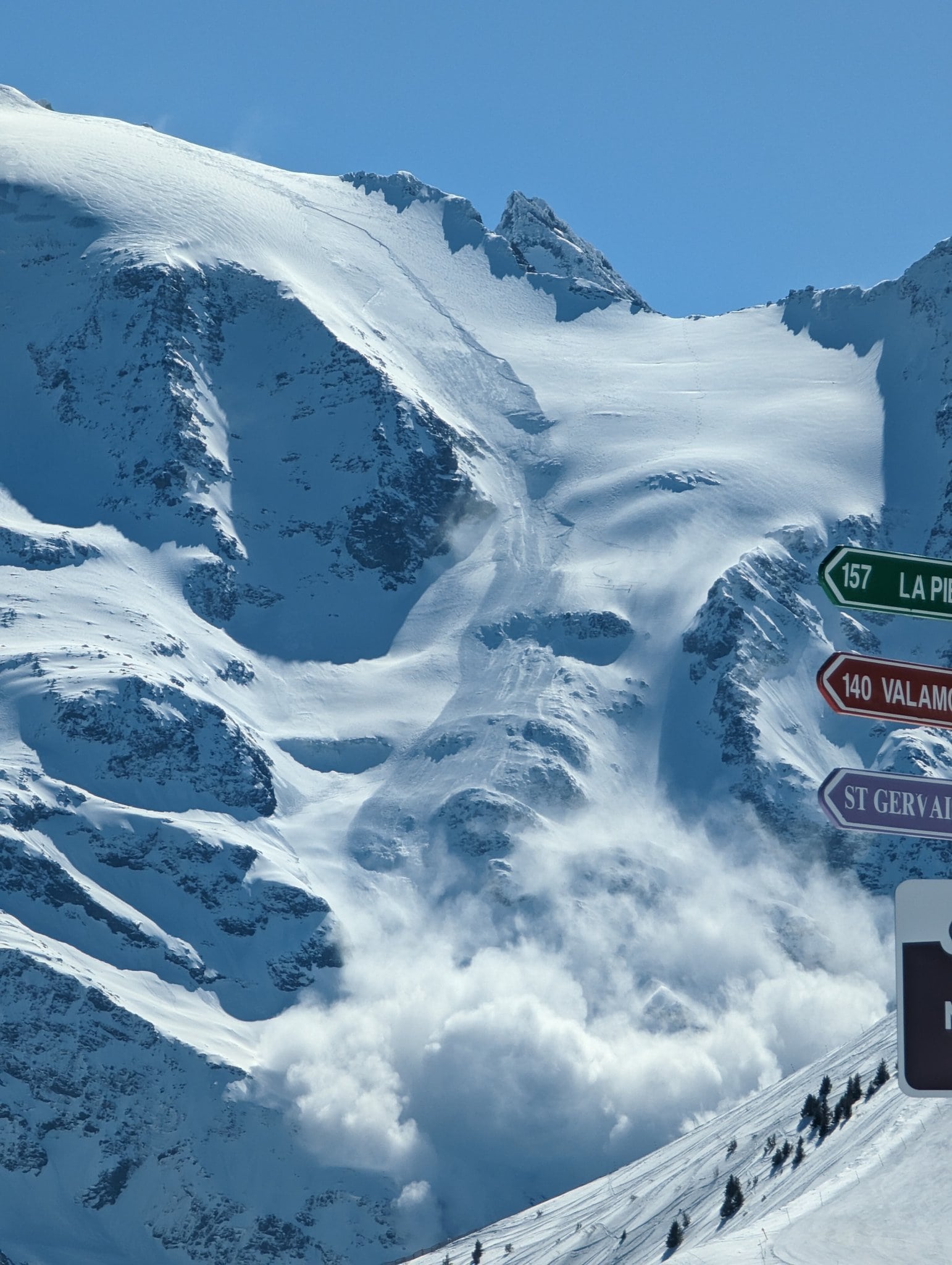 Avalanche Mont Blanc