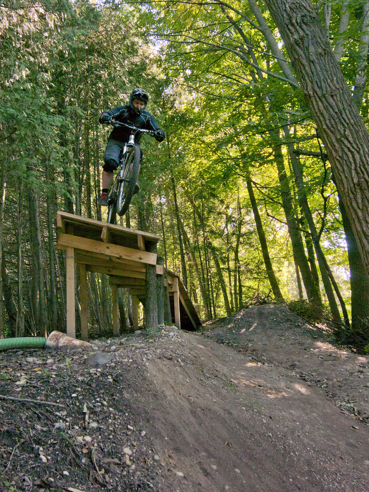 Biking on the longest single track in Switzerland