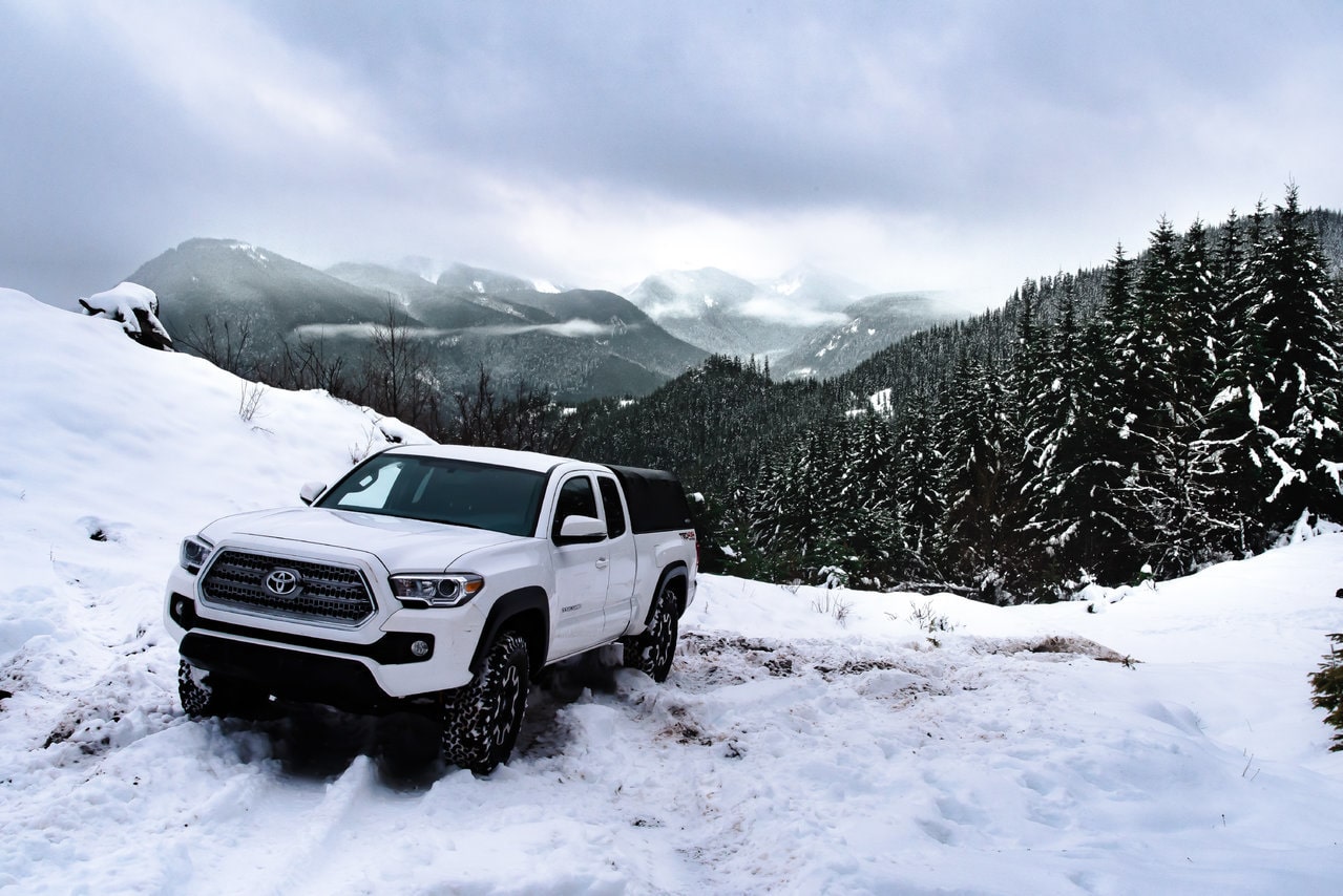 Toyota in Snow