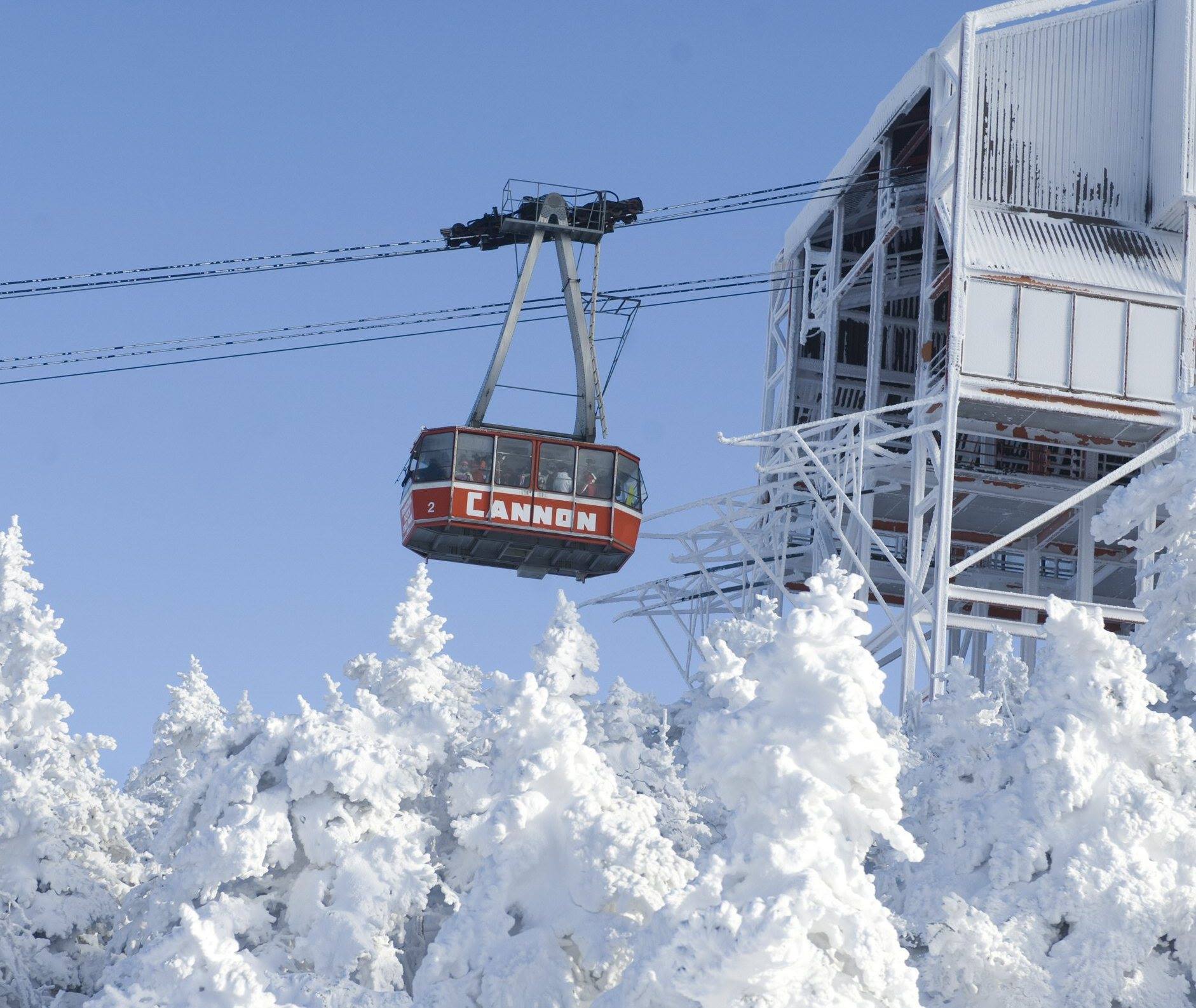 Tram at Cannon Mountain in New Hampshire