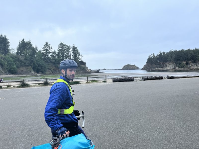 Leaving Sunset Bay State Park