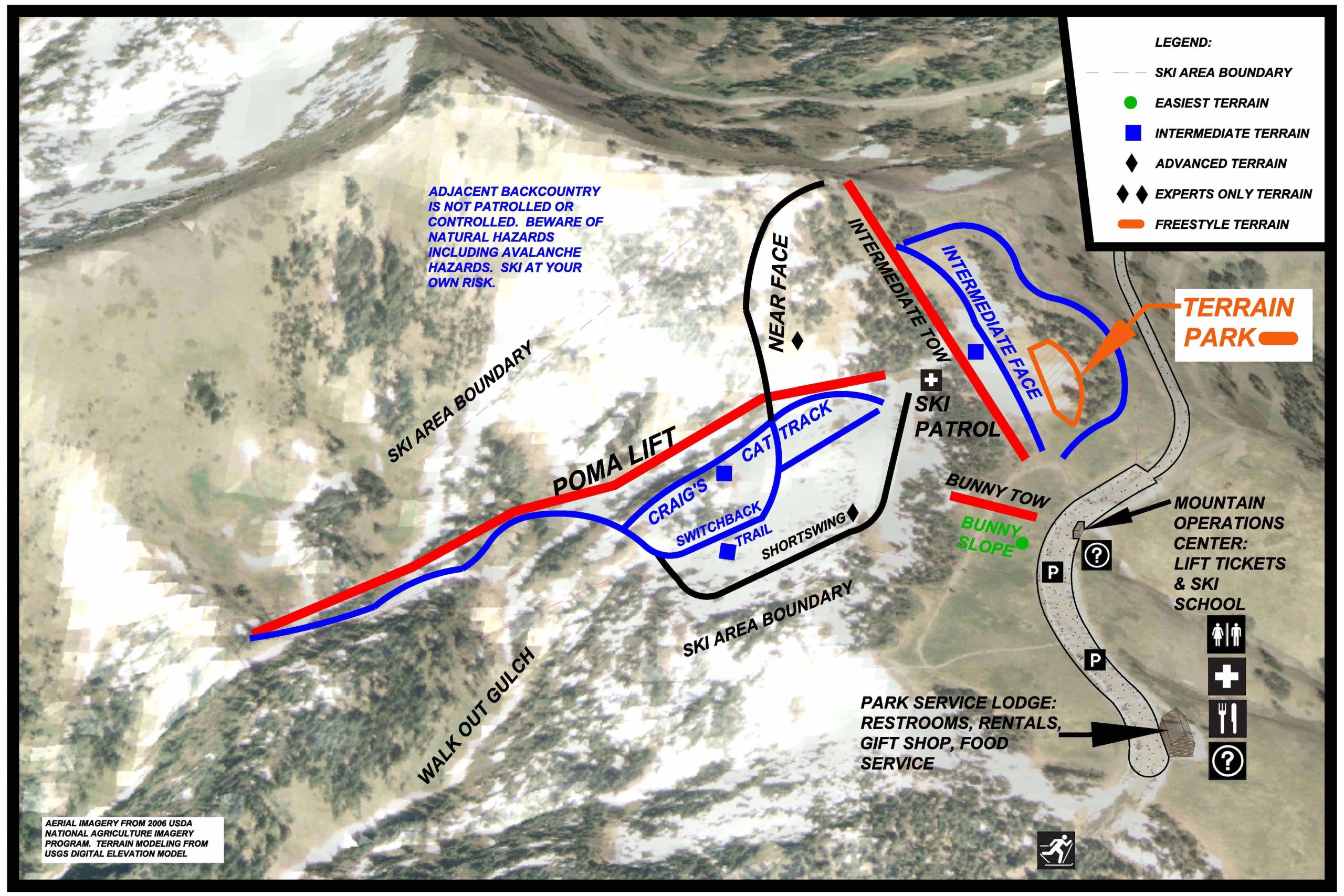 Hurricane Ridge trail map