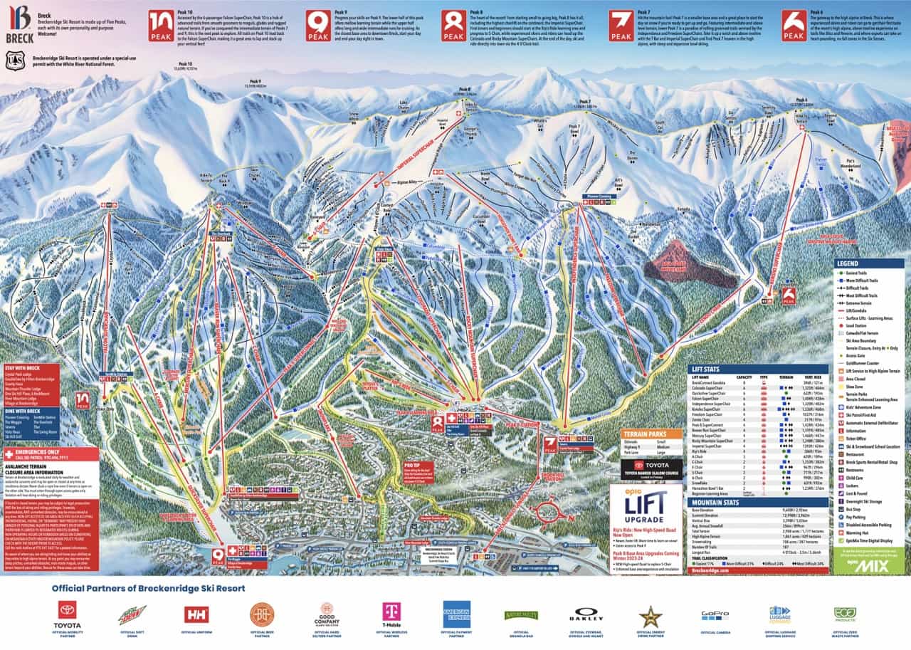 Breckenridge trail map