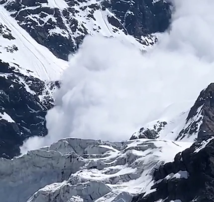 Glacier collapse