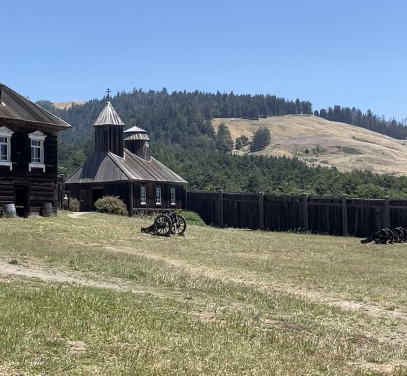 Fort Ross was constructed in 1812 with the help of Russians and Natives. Photo Credit: Luke Guilford