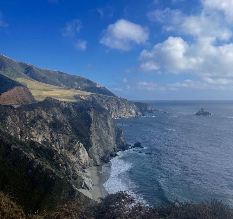 Looking up towards Hurricane Point. Photo Credit: Luke Guilford