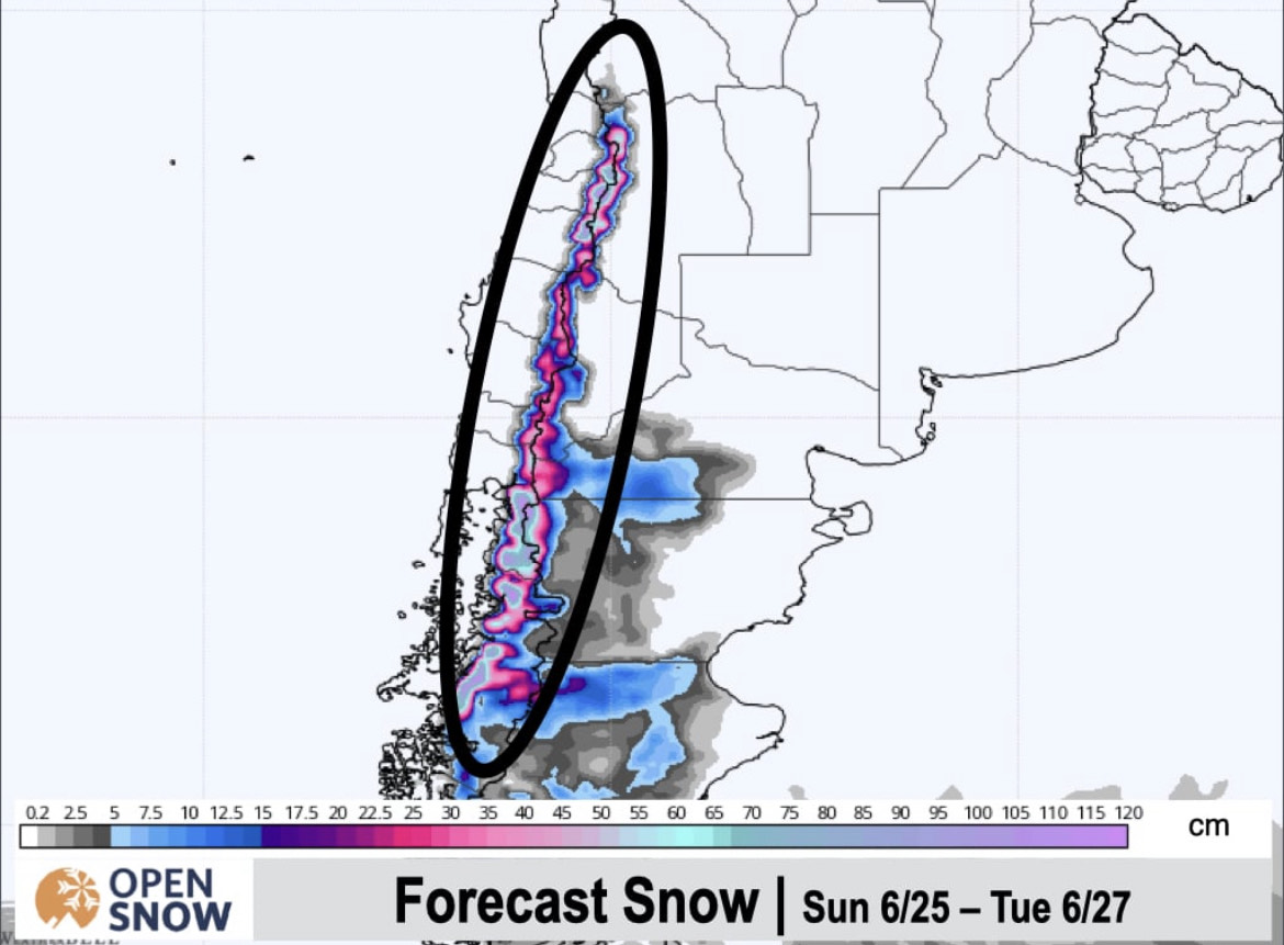 Open snow forecast