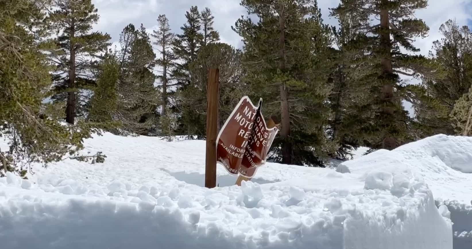 Caltrans Updates 9,943′ Tioga Pass Plowing Progress No Estimated