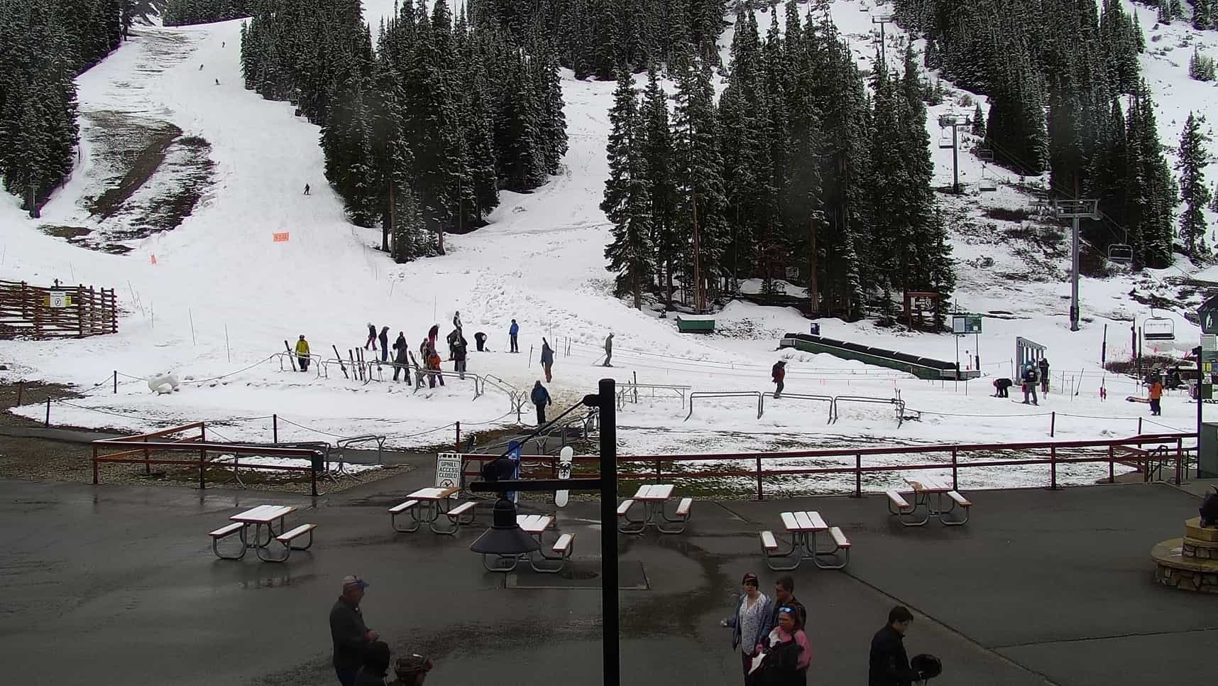 arapahoe basin, colorado, summer snow