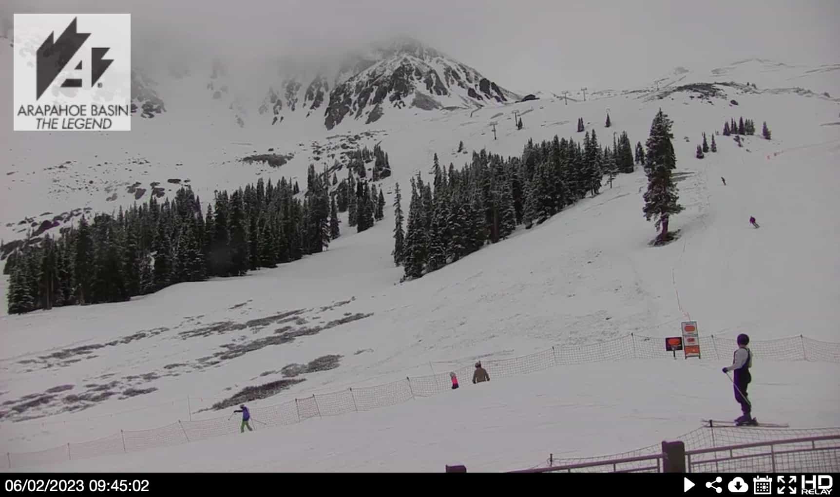 arapahoe basin, colorado, summer snow