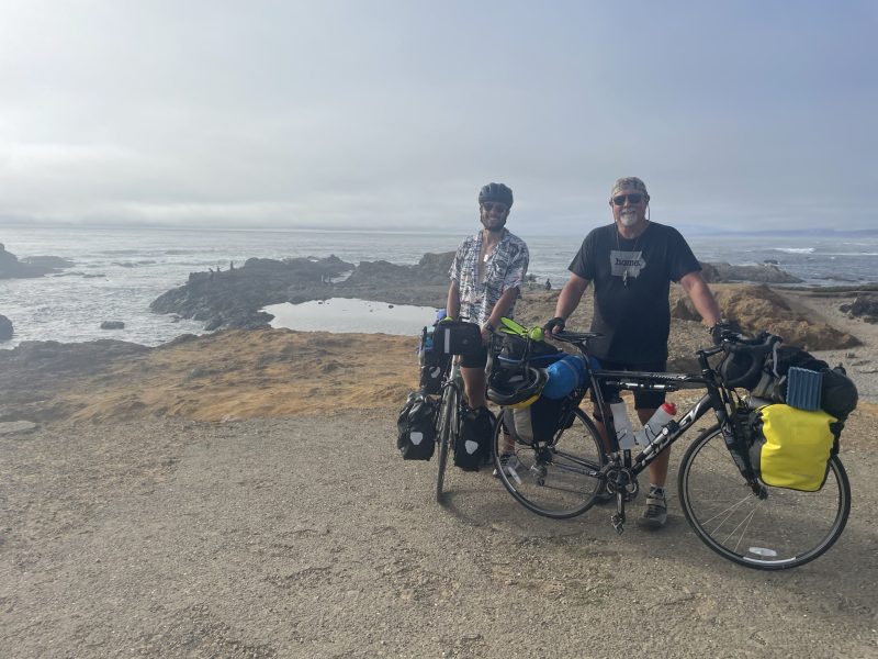 Enjoying the Fort Bragg coastline. Photo Credit: Luke Guilford