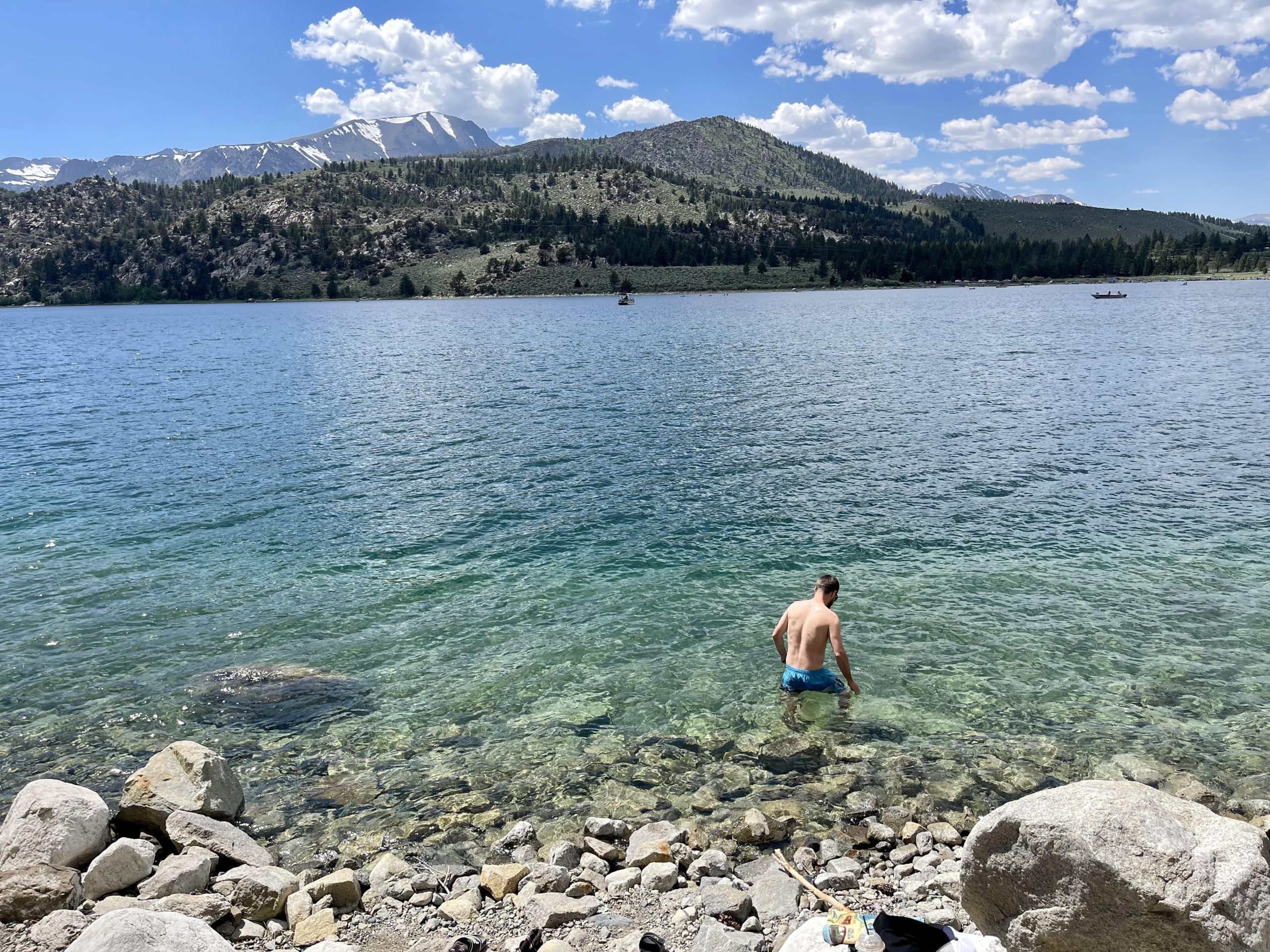Dip in June Lake 