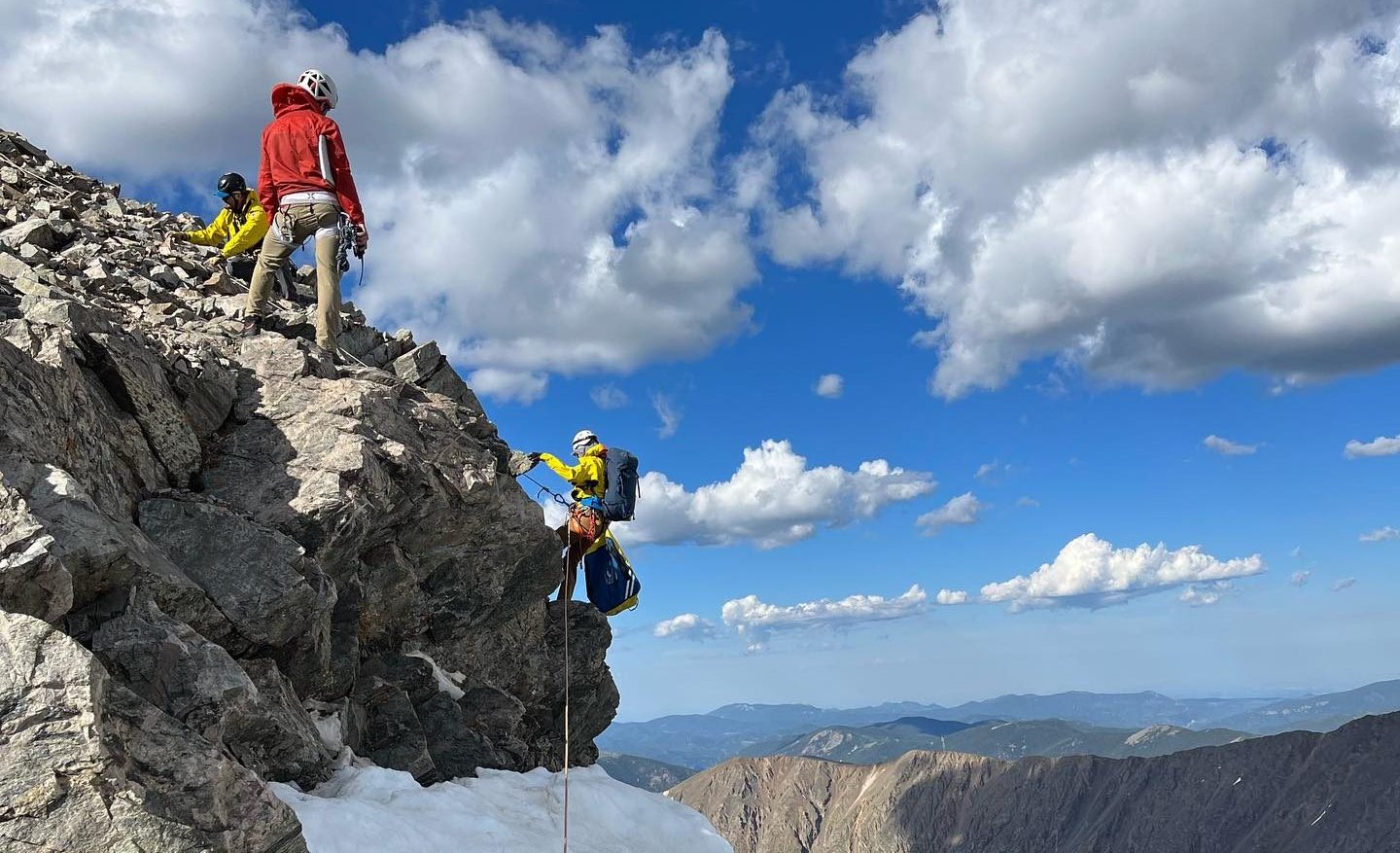 Rescue Team Ascending Boulder
