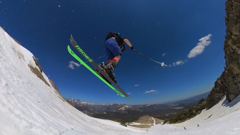 Airtime at mammoth mountain