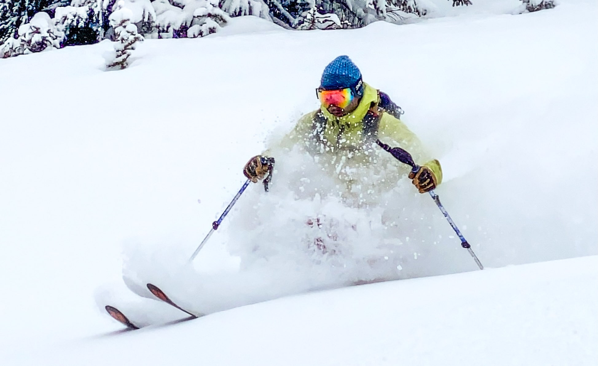 Backcountry skiing in Vail