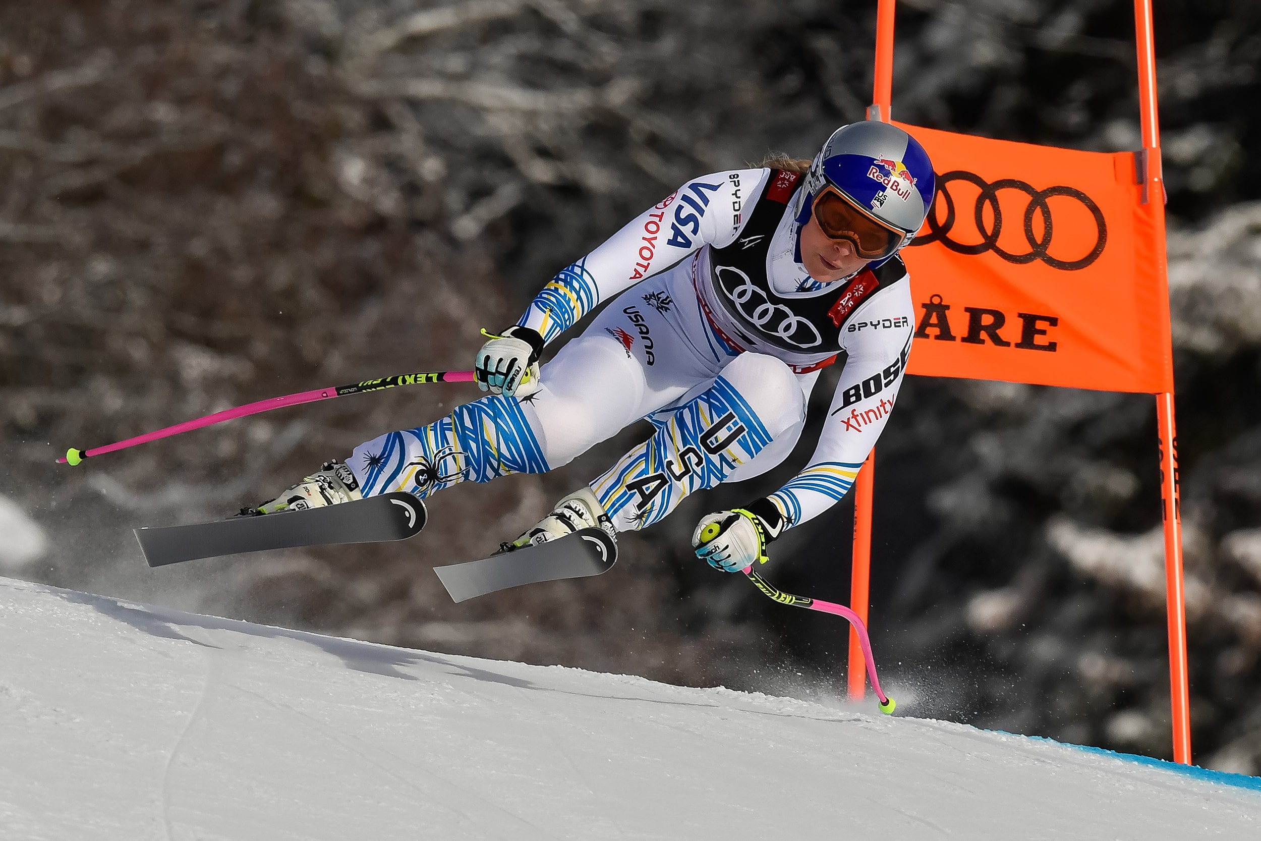 Lindsey Vonn racing