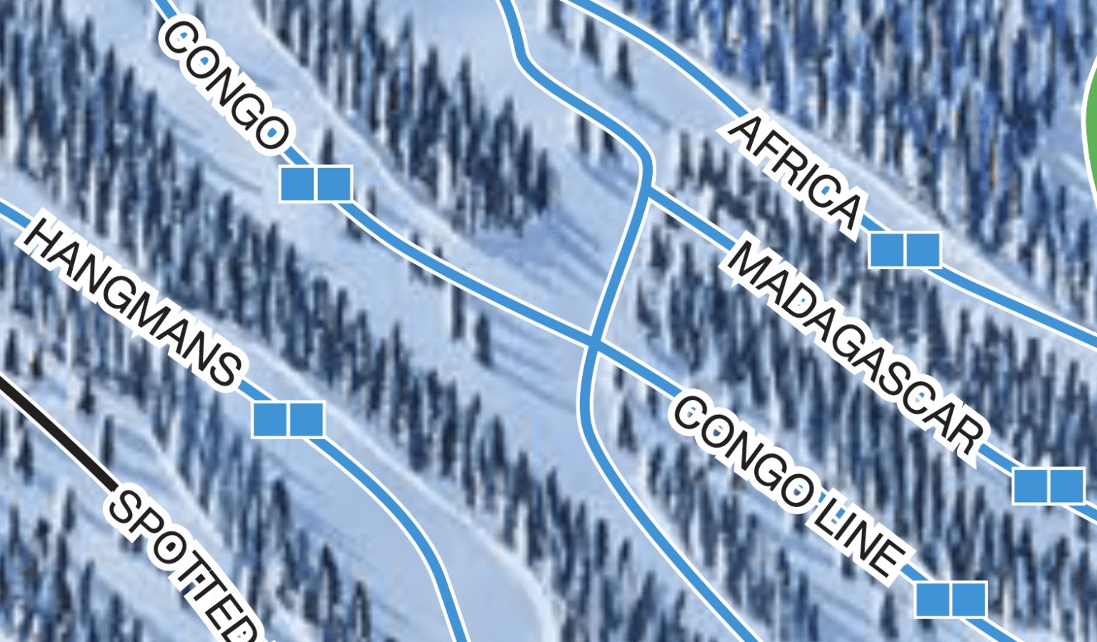 blue trail map