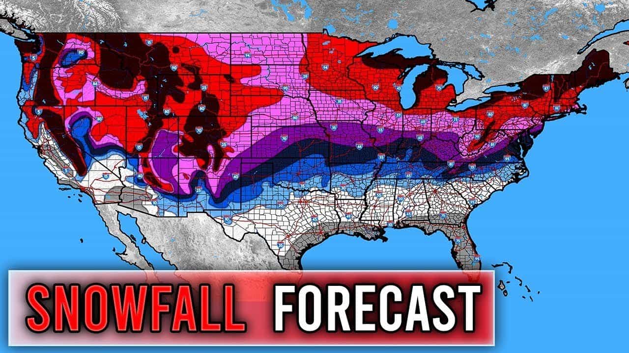 direct weather snowfall forecast