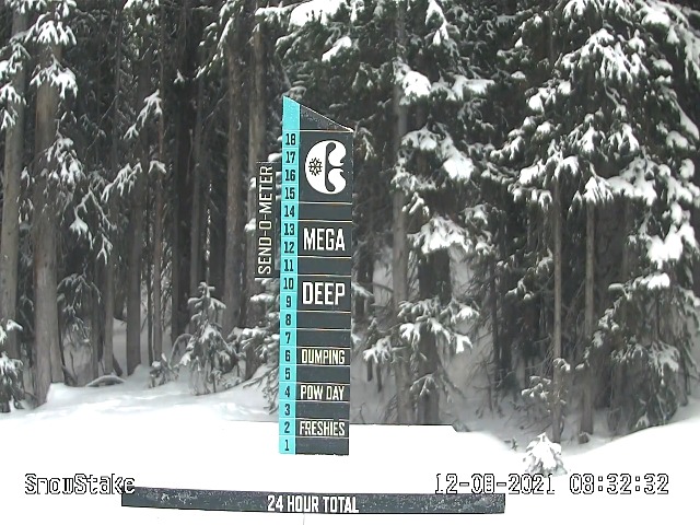 Snow stake located at Copper Mountain