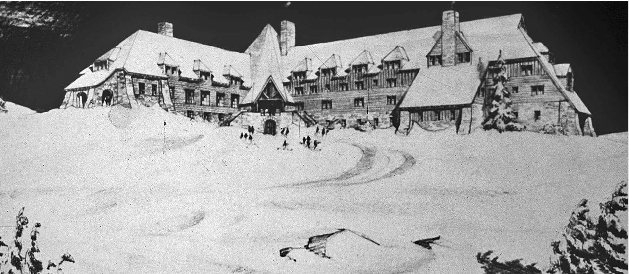 Coming soon, the historic Timberline Lodge fully immersed in snow!
