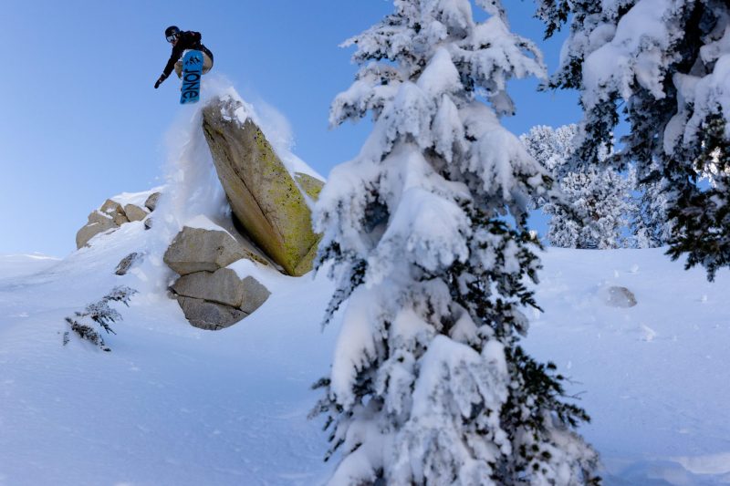 Going nuclear. Photo Credit: Mammoth Mountain