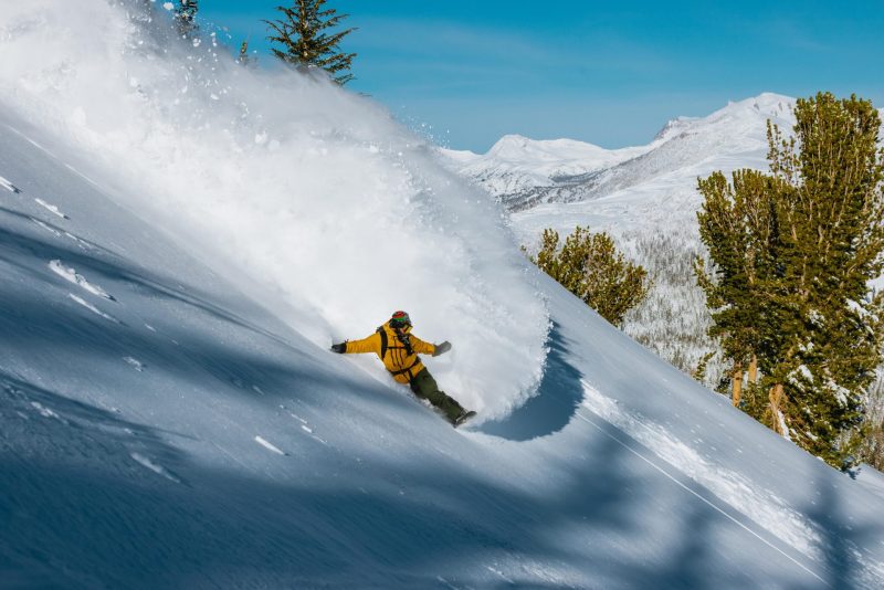 Bottomless laps in the beautiful Eastern Sierra's. Photo Credit: Mammoth Mountain