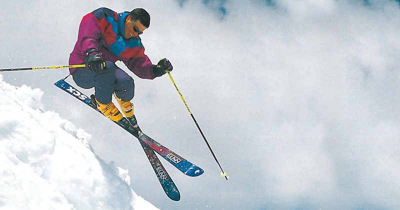 Elan’s short and fat SCX skis were just one of many pioneering the sport. Photo Credit: Elan Skis