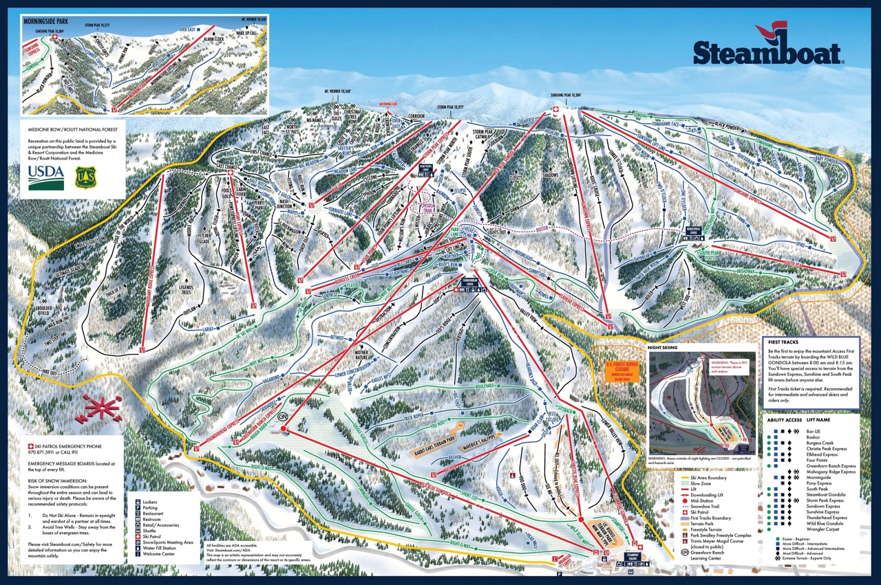 Steamboat 23/24 trail map.