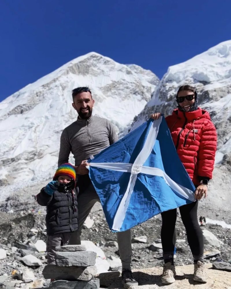 Reaching Everest Base Camp as a family.