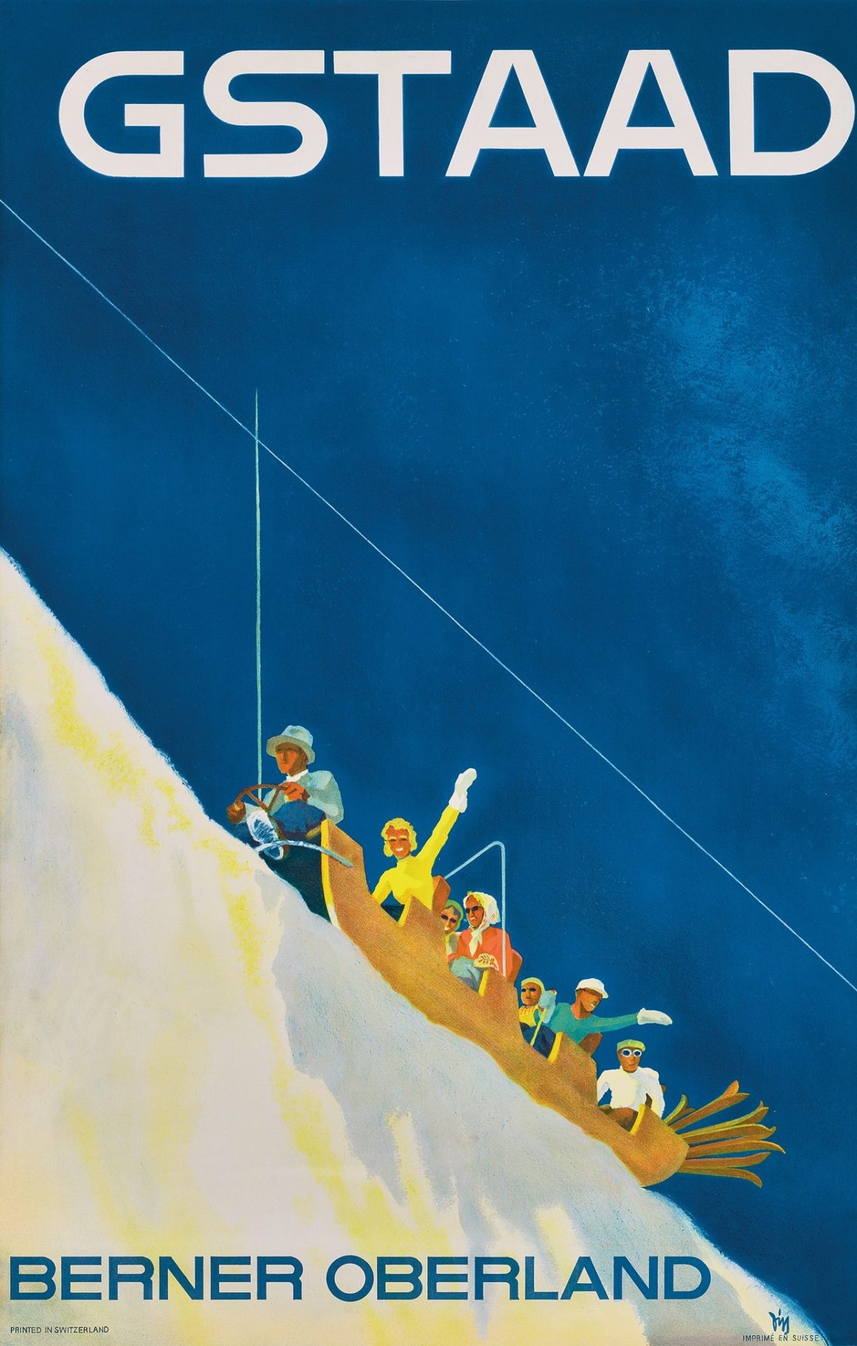 art ski poster
