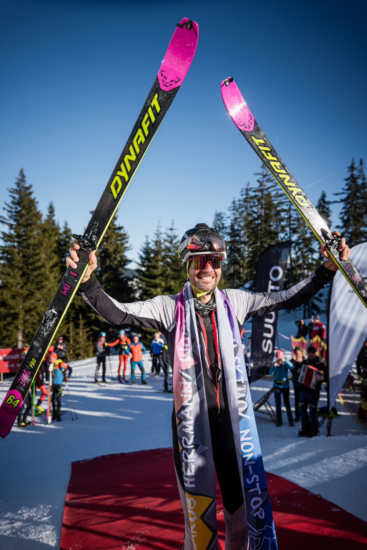 Jakob Herrmann vertical climb skis