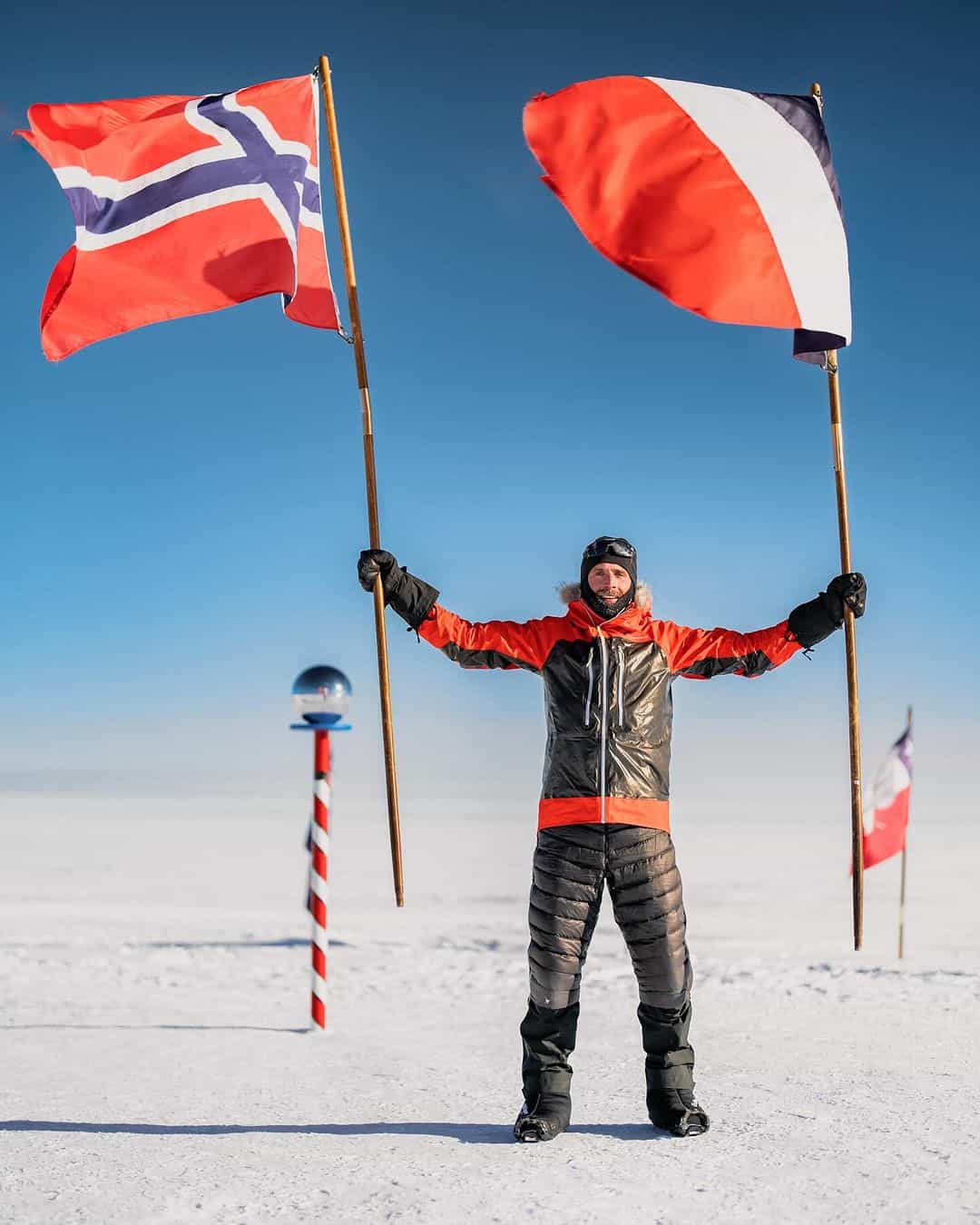 Vincent Colliard at the South Pole