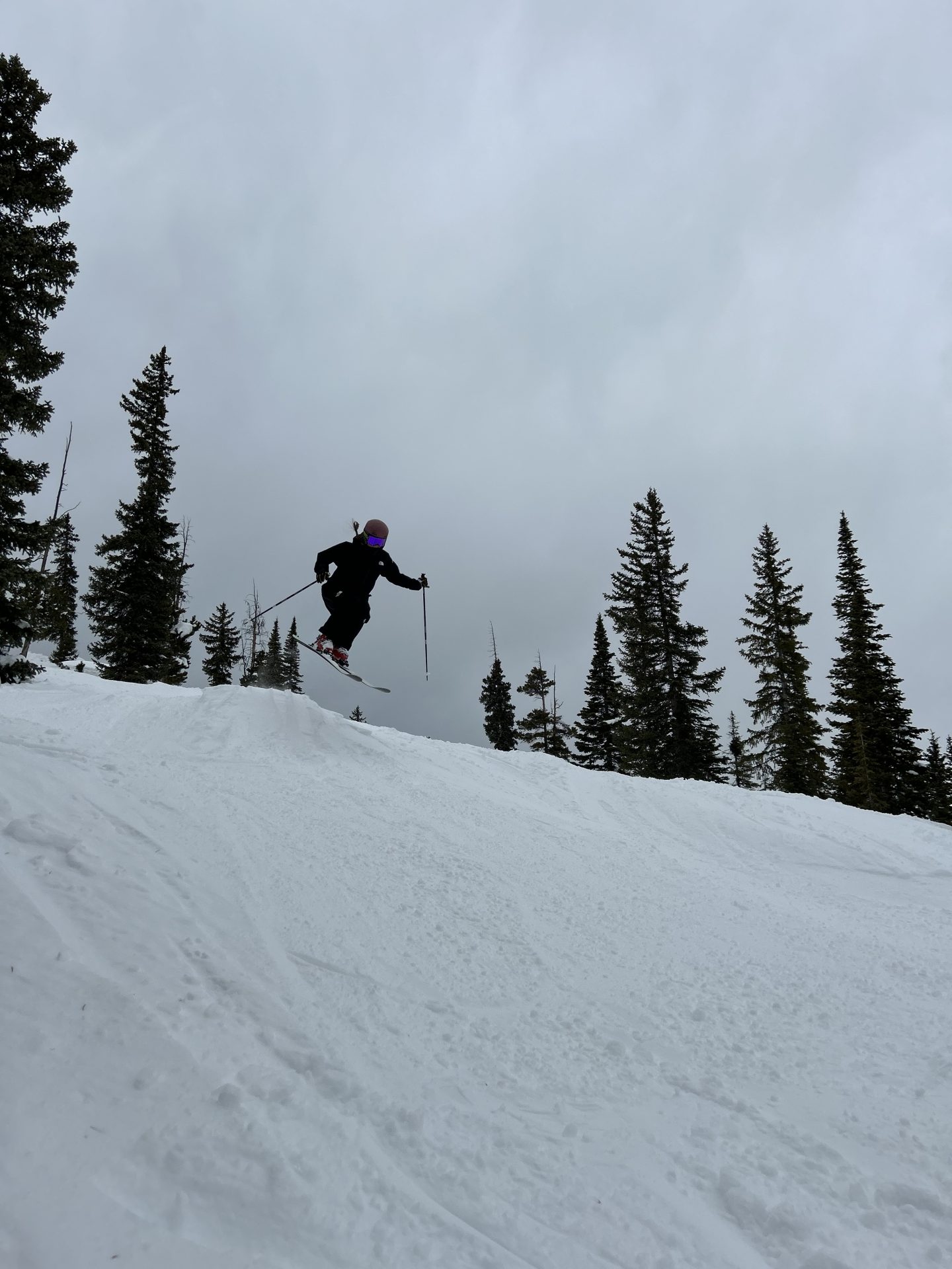 bouncing on the XO skis