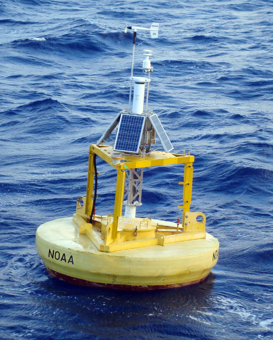 NOAA Buoy Station 51101 AKA Powder Buoy. Photo Credit: NOAA