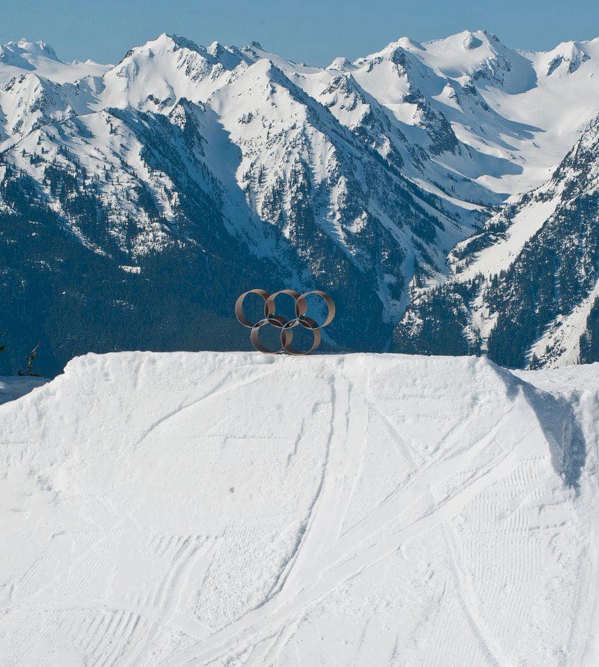 estação de esqui olímpica