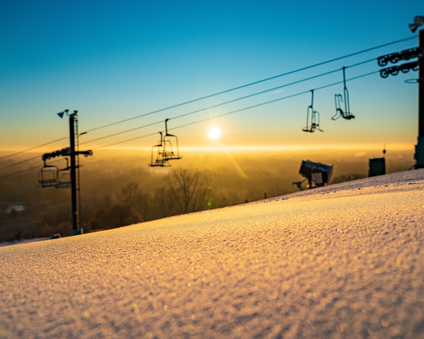 Sunrise over Mt Brighton