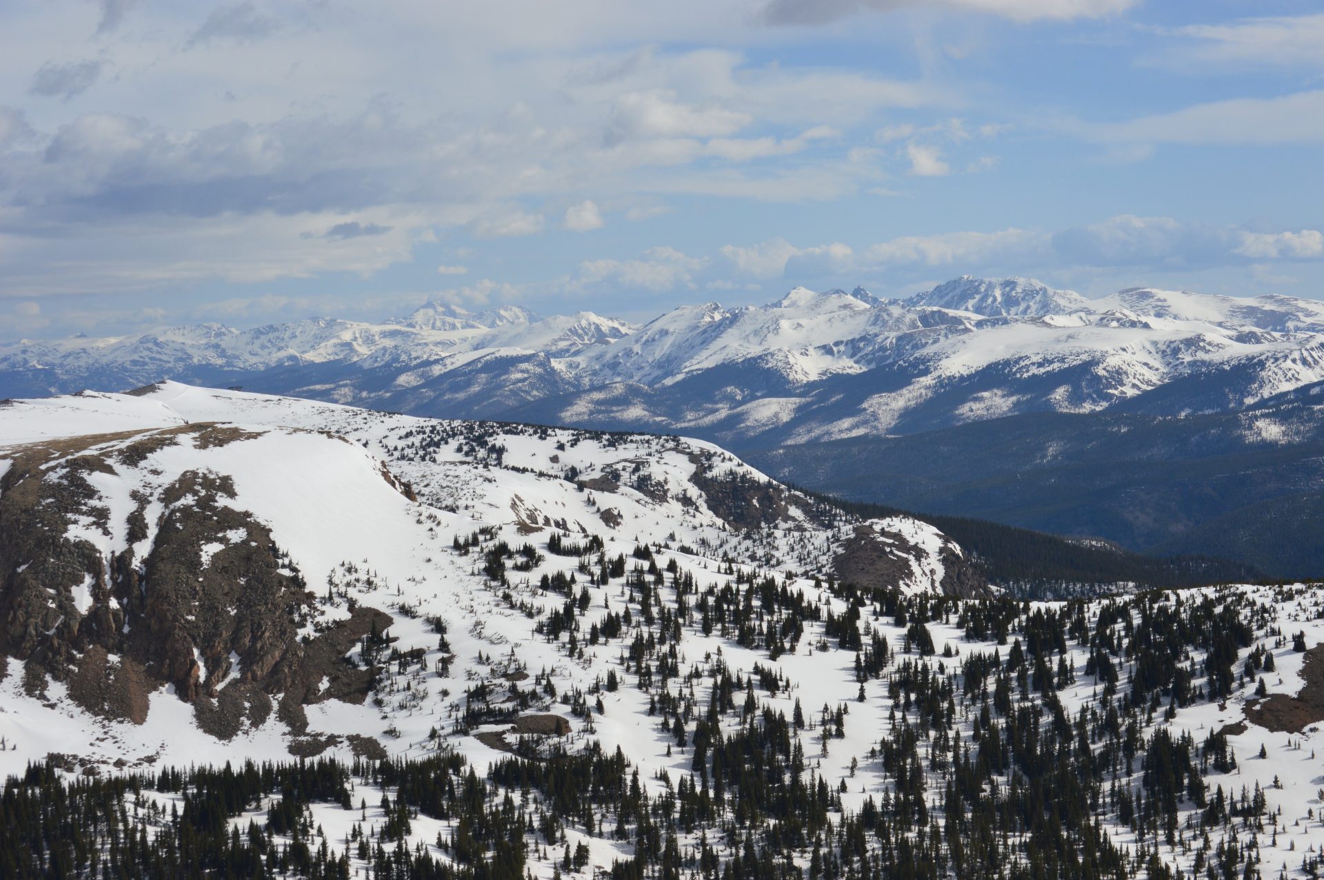 Looking out in the expansive Colorado Front Range. 