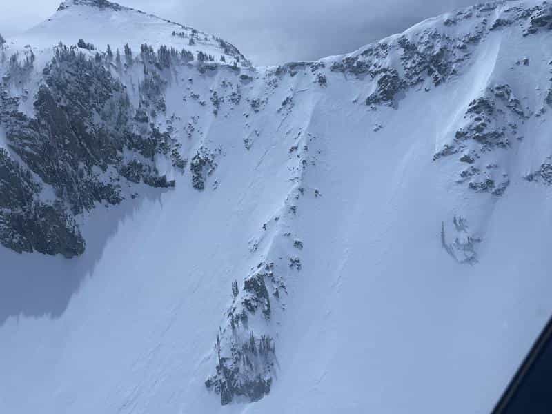 Lone Peak avalanche, 5/9/24. Credit: UAC