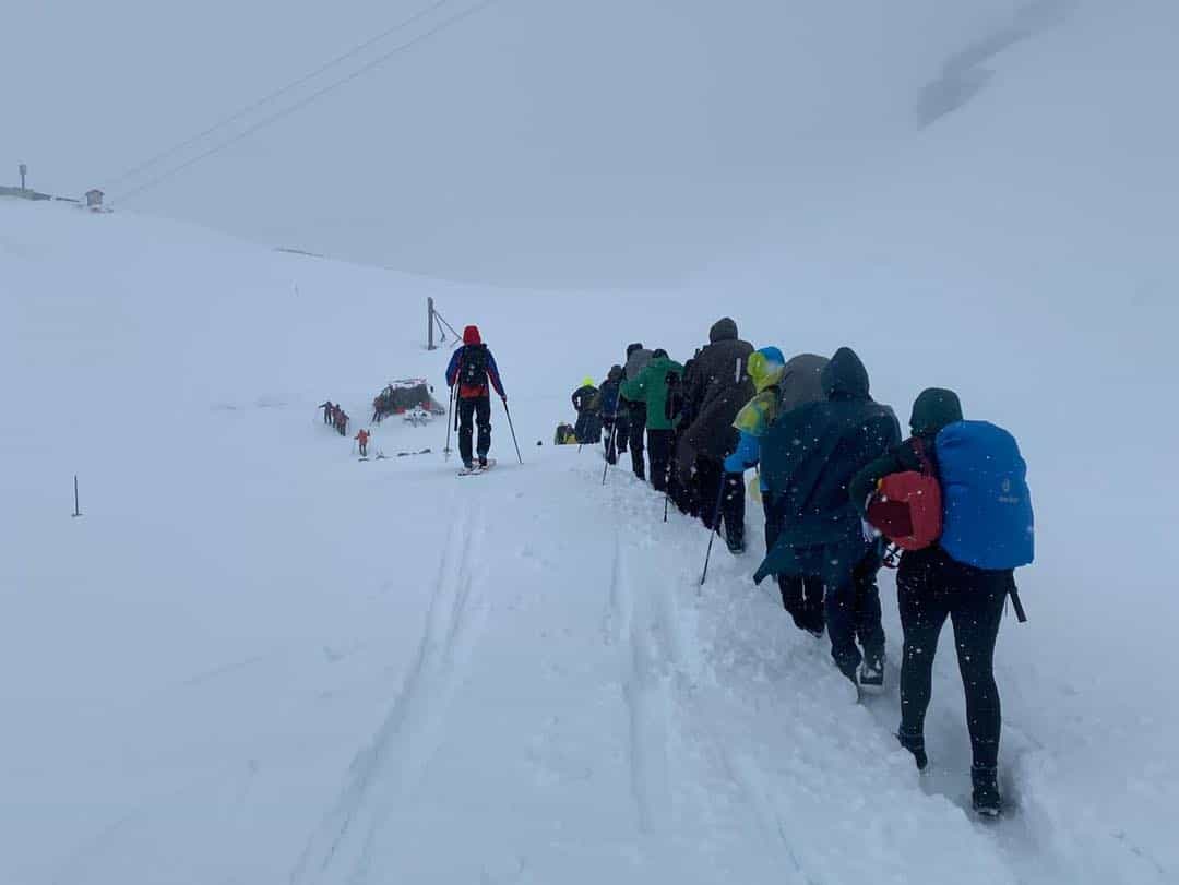 29 hikers had to be rescued after becoming stranded on the Zugspitze