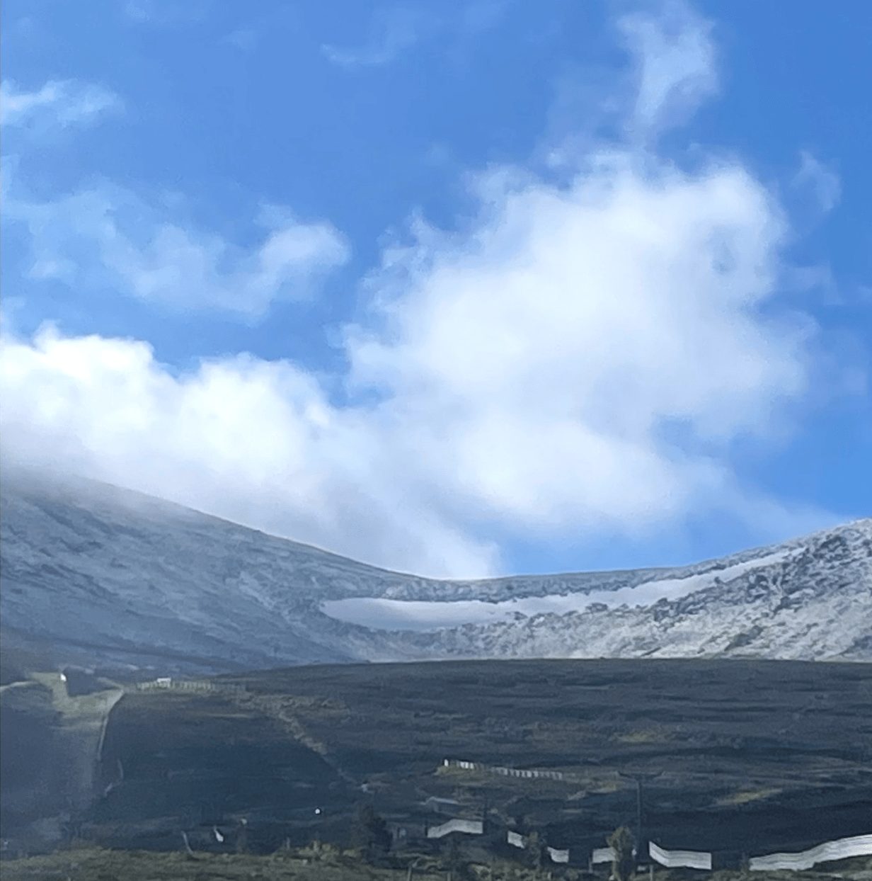 Snow on the Mountain Tops