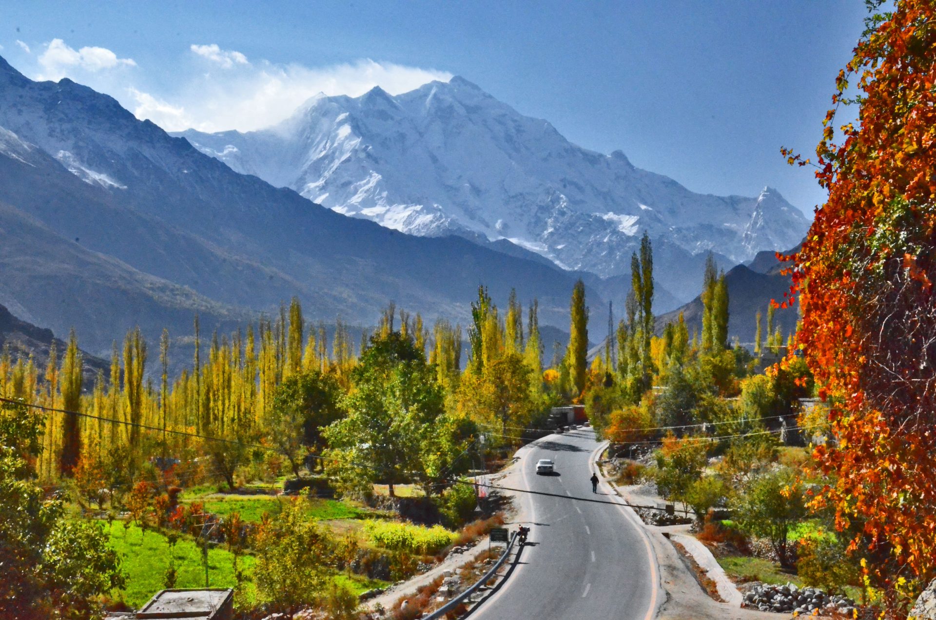 Rakaposhi from the Hunza Valley