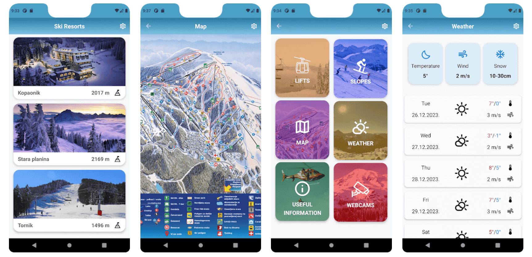 Ski Serbia app