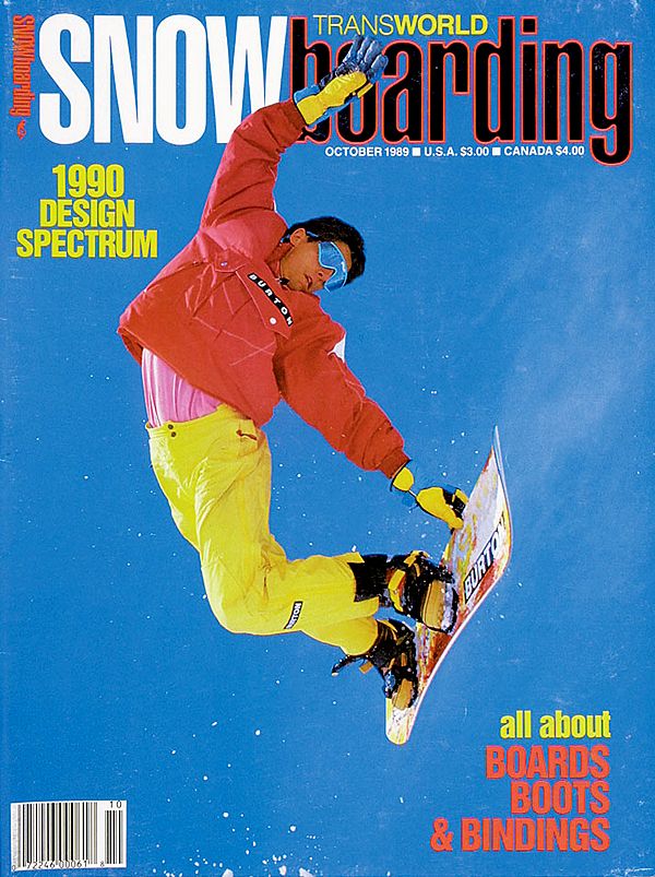 Craig often found himself on snowboard magazine covers. Photo Credit: Snowboarding in 80's