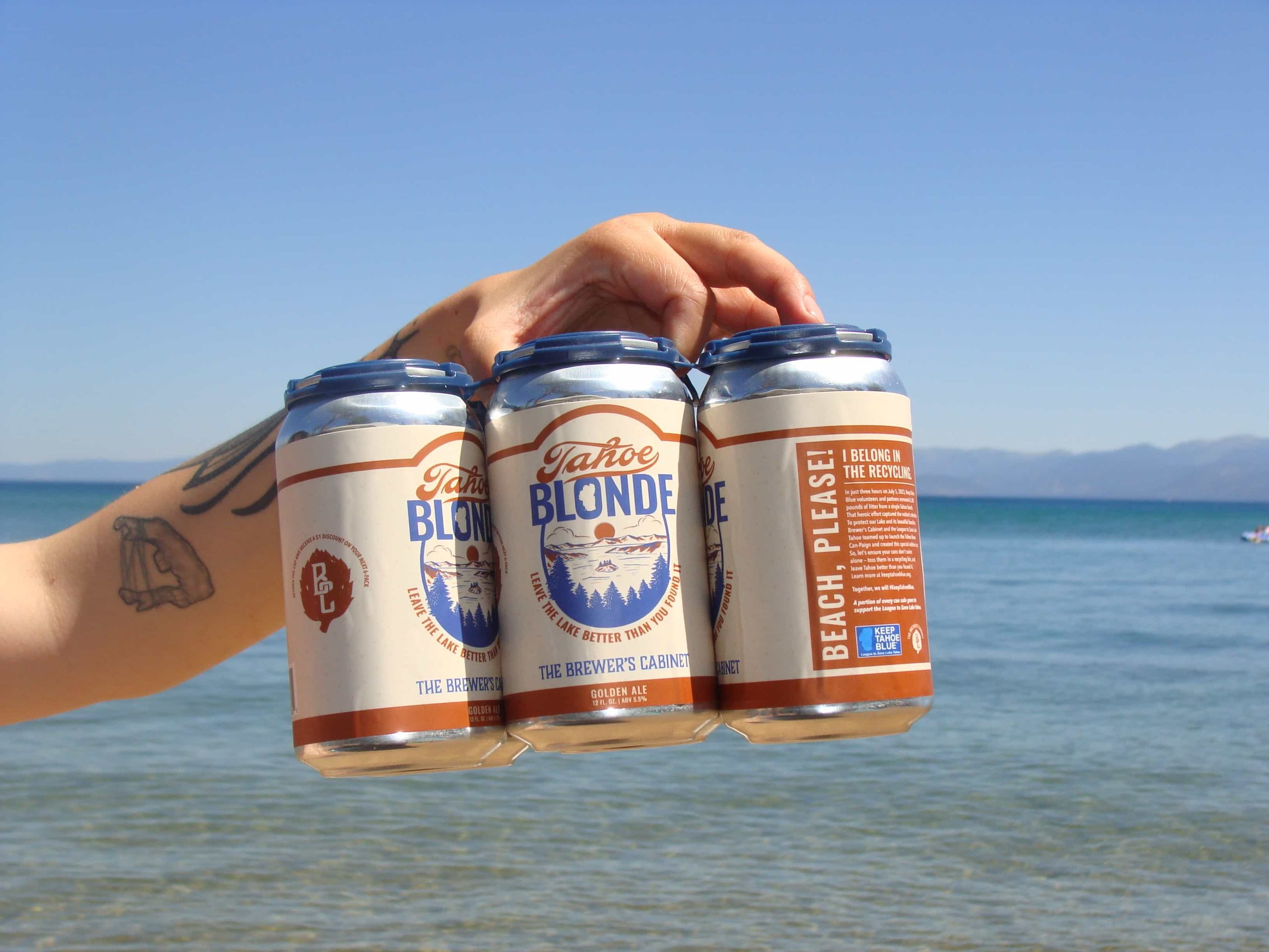 Tahoe blonde ale beer