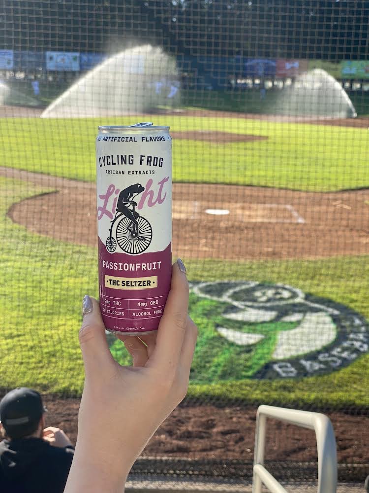 Portland Pickles introduces CBD drinks at their games.