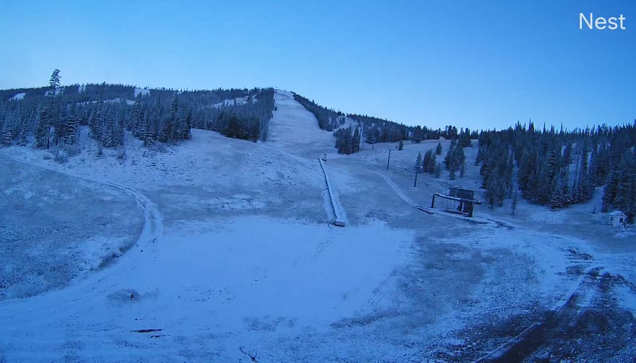 Snow on the slopes in August at Showdown Montana. Credit: Resort Facebook 