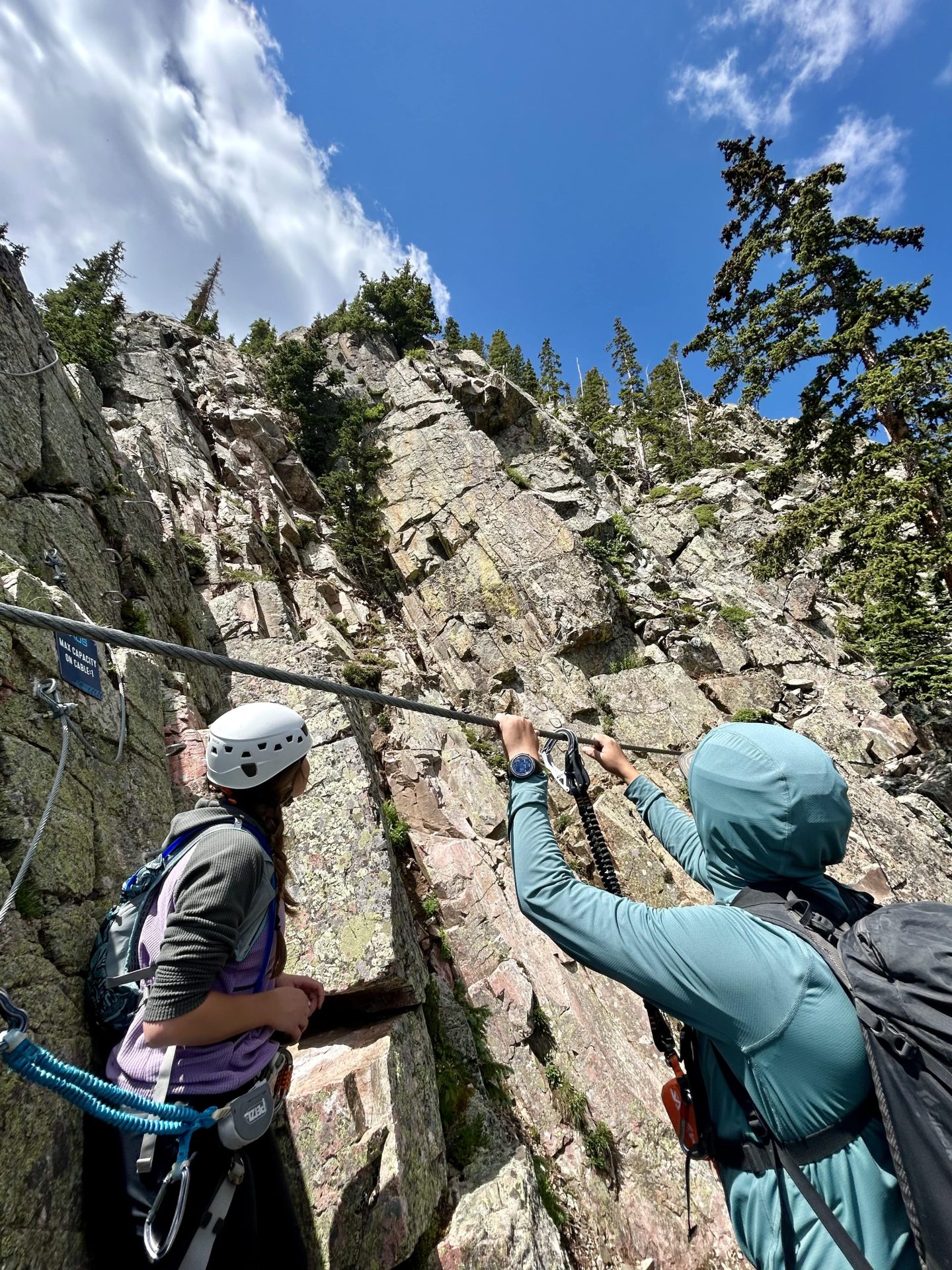 Looking at Taos Via Ferrata