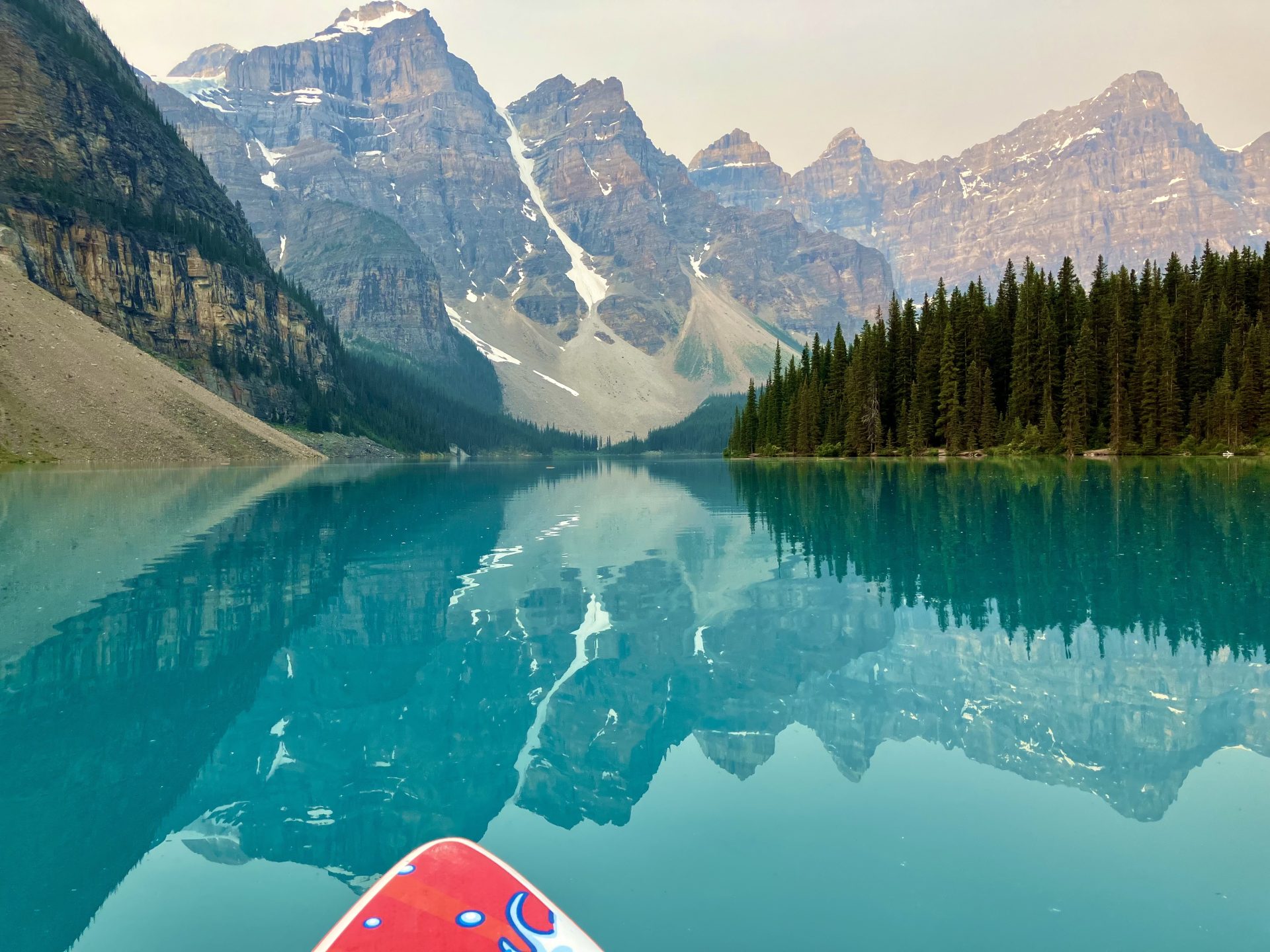 Lake Moraine paddling, AB PC: Claire Weiss