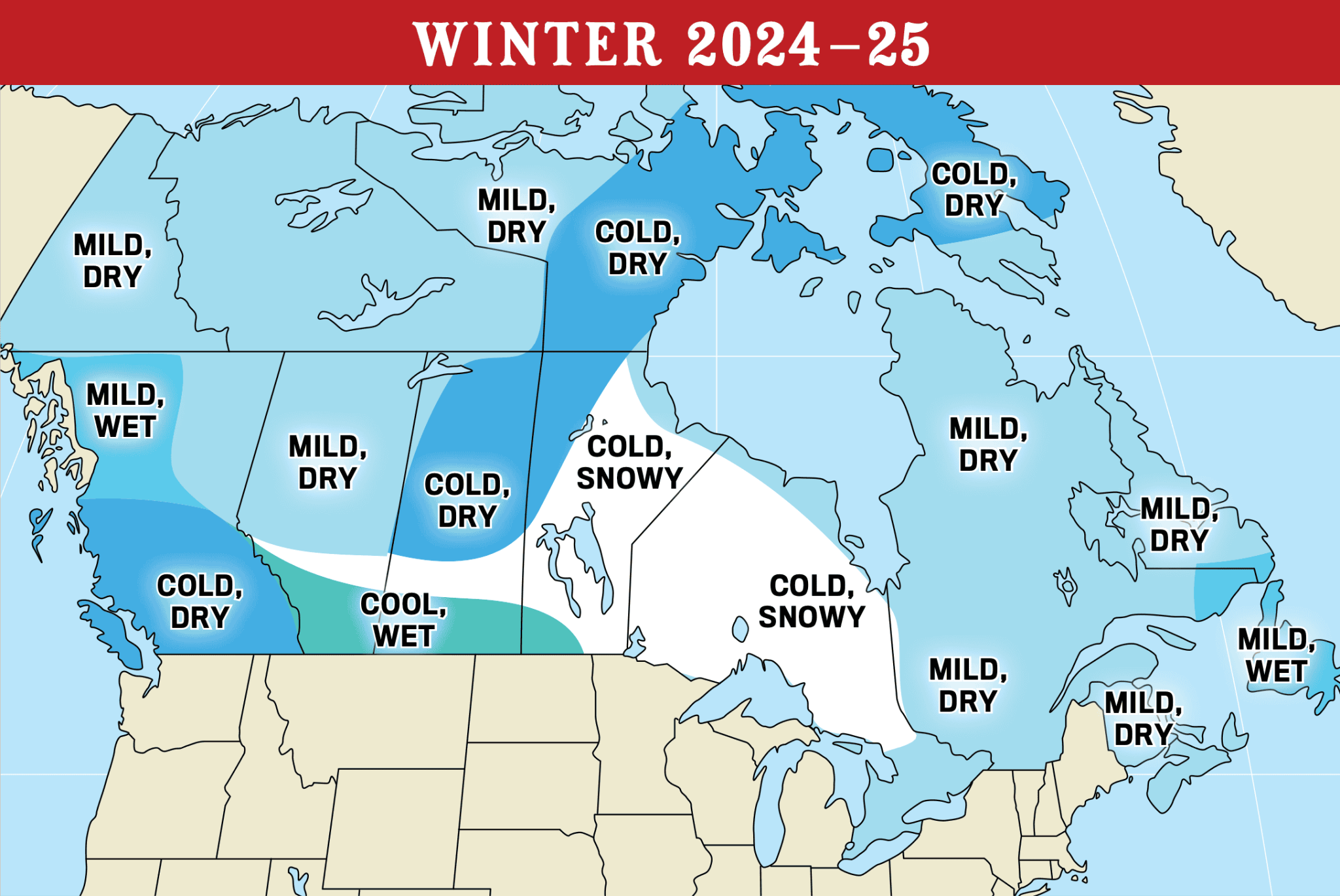 Old Farmer's Almanac Canadian Winter 202425 Forecast What Can Skiers Expect From Canada's