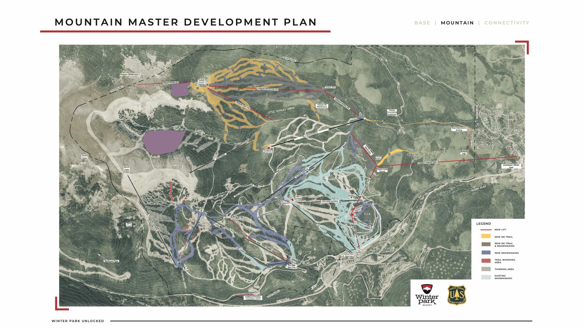 Master development plan. Photo credit: Winter Park Resort Master Plan